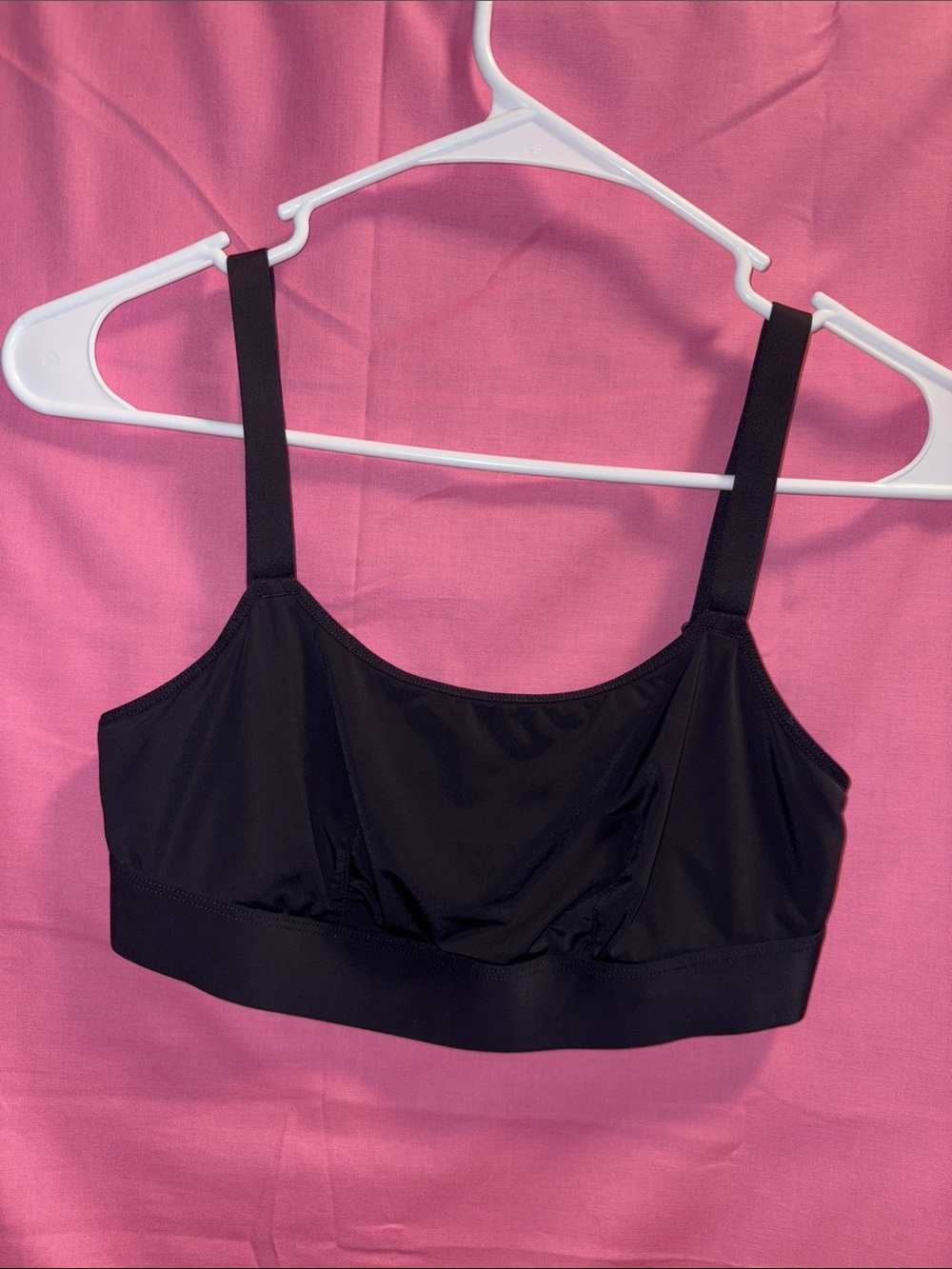 Parade silky bralette with mesh side band
